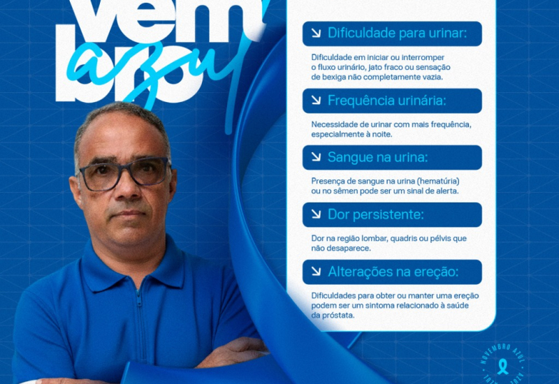 Novembro azul.
